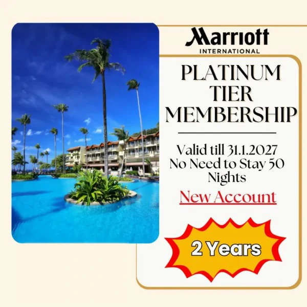 Marriott Bonvoy Platinum Elite for 2 Years 1 Marriott Bonvoy Platinum Elite for 2 Years
