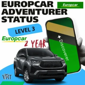 Upgrade to Europcar Adventurer Status / Level 3 for 1.5 Years